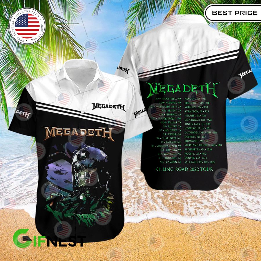 megadeth killing road 2022 tour hawaiian shirt 1 428