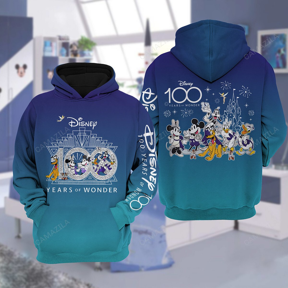 mickey and minnie mouse cartoon disney 100 years of wonder hoodie 5867 L5Bbt