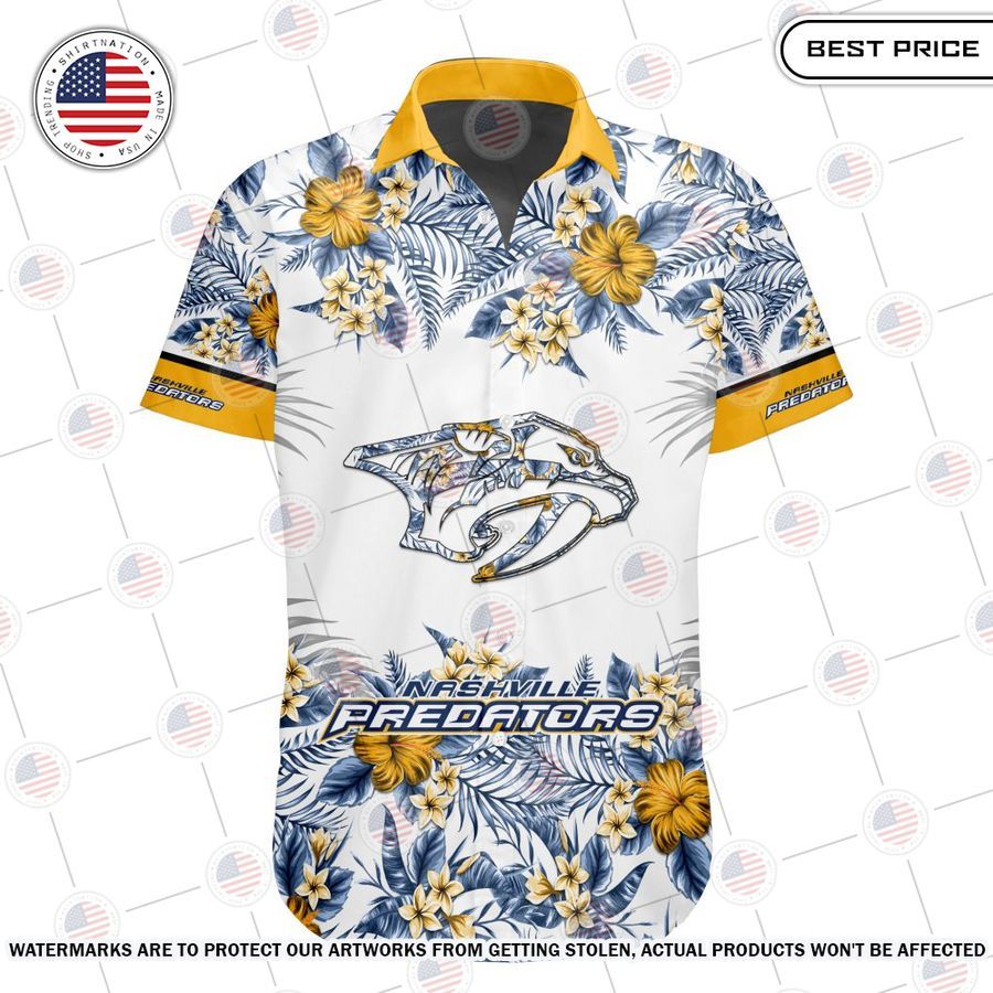 Nashville Predators Special Hawaiian Shirt Nice shot bro