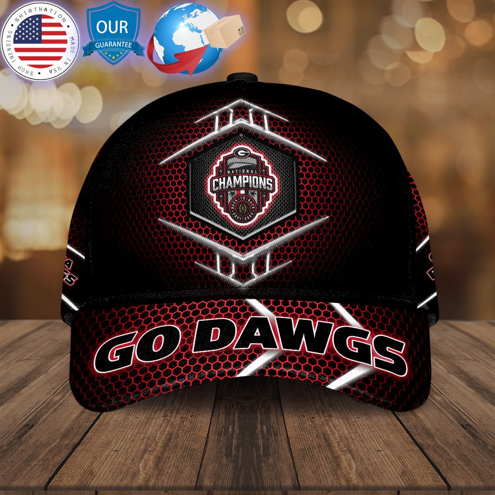 hot go dawgs georgia bulldogs champion cap 1