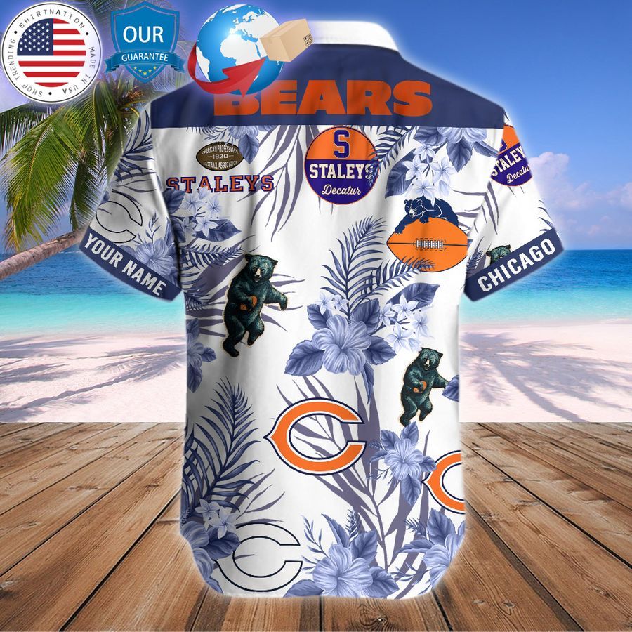 personalized hibiscus chicago bears hawaiian shirt 2 595