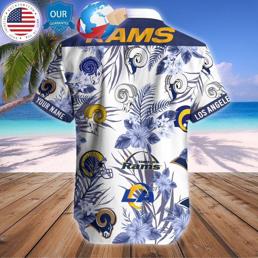 personalized hibiscus los angeles rams hawaiian shirt 2 143