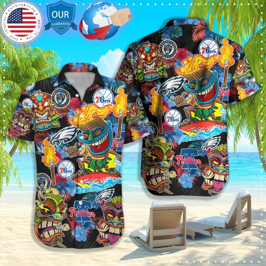 philadelphia sport teams summer hawaiian shirt 1 516