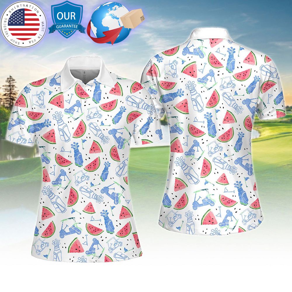 hot watermelon golf polo 1