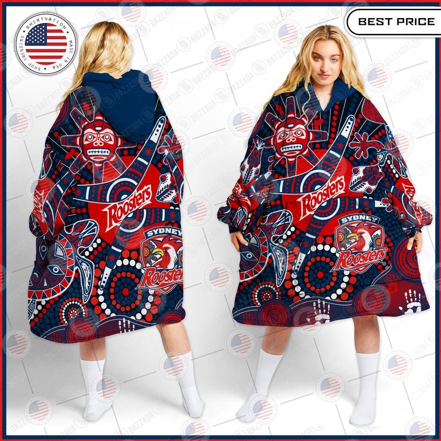 sydney roosters hoodie blanket 1 334