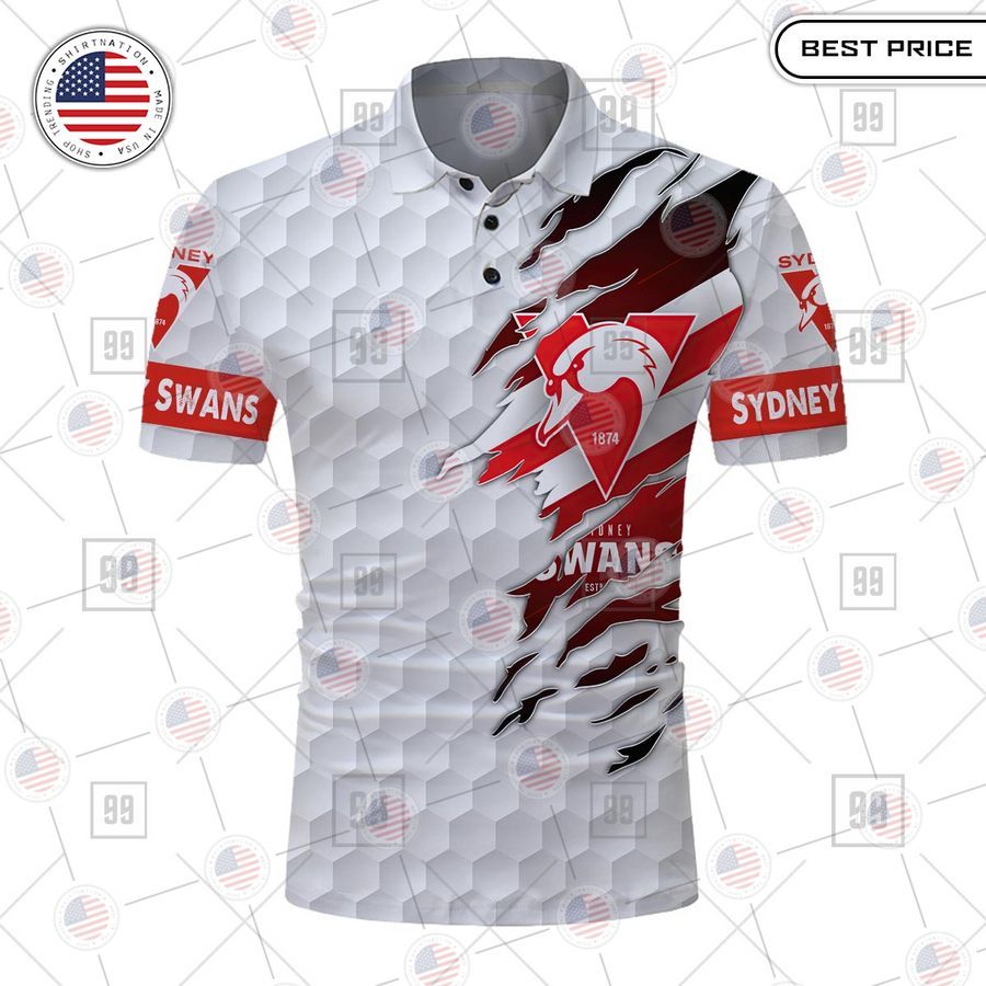 sydney swans custom polo 2 819