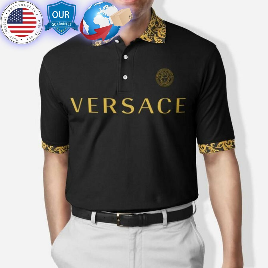 versace yellow black polo shirt 1 666