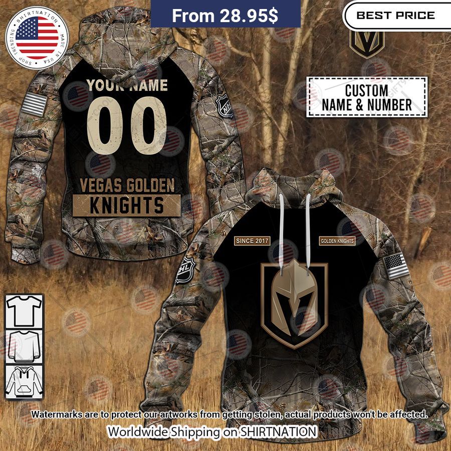 Vegas Golden Knights Camouflage Custom Hoodie She has grown up know