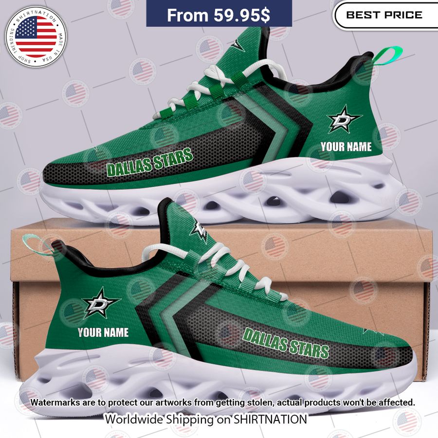 4kzlTzrb dallas stars custom clunky max soul shoes 1 190