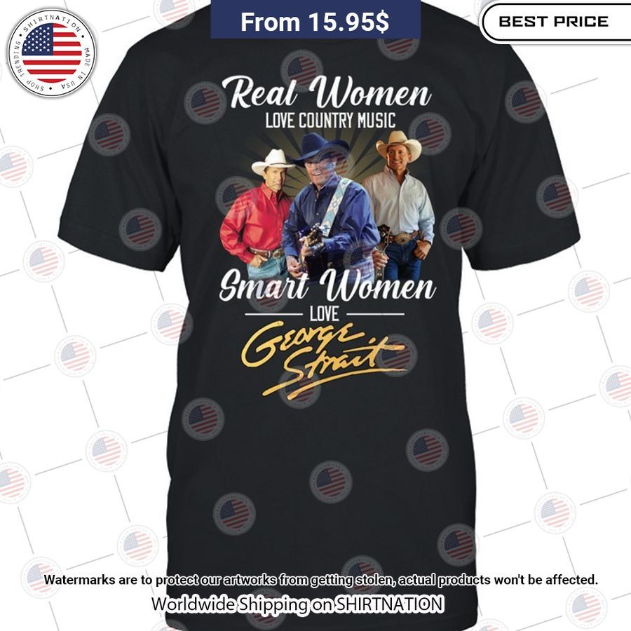 Wr2eyU40 smart women love george strait shirt 1 945