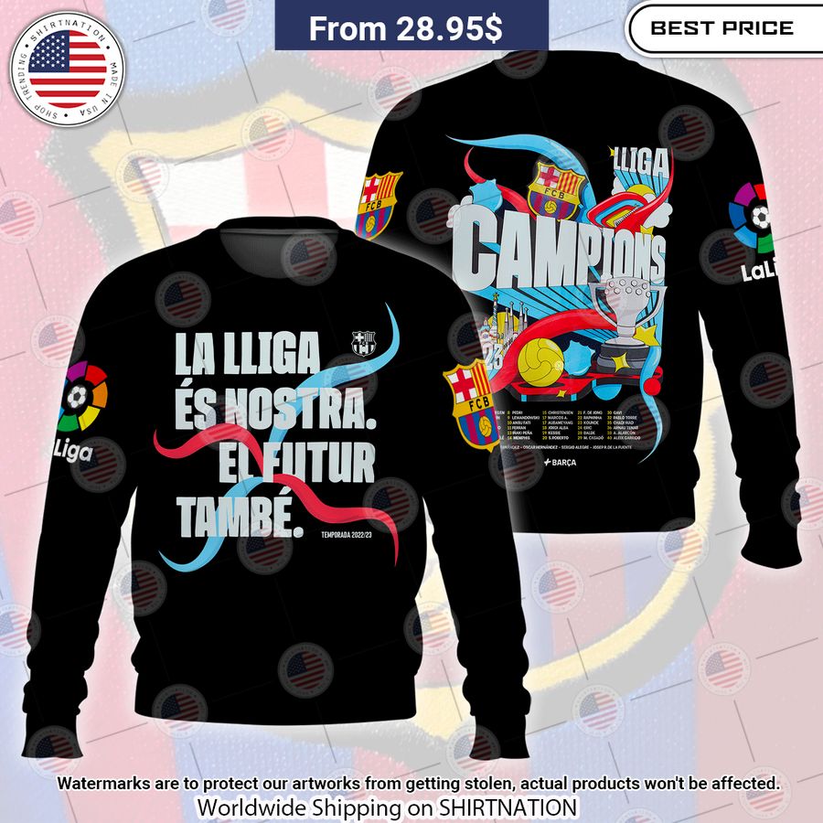 Barcelona Campion 2023 Shirt Good one dear