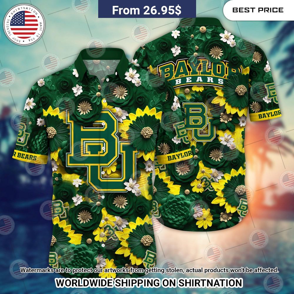 Baylor Bears NCAA Hawaiian Shirt You look different and cute