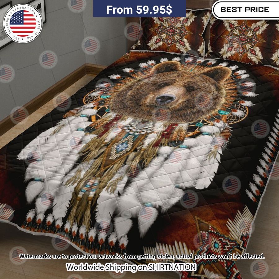 Bears Native American Rosette Bedding Have you joined a gymnasium?