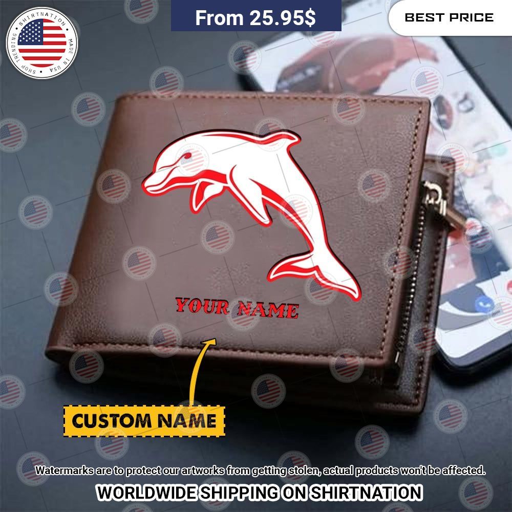 BEST Dolphins NRL Custom Leather Wallets Royal Pic of yours