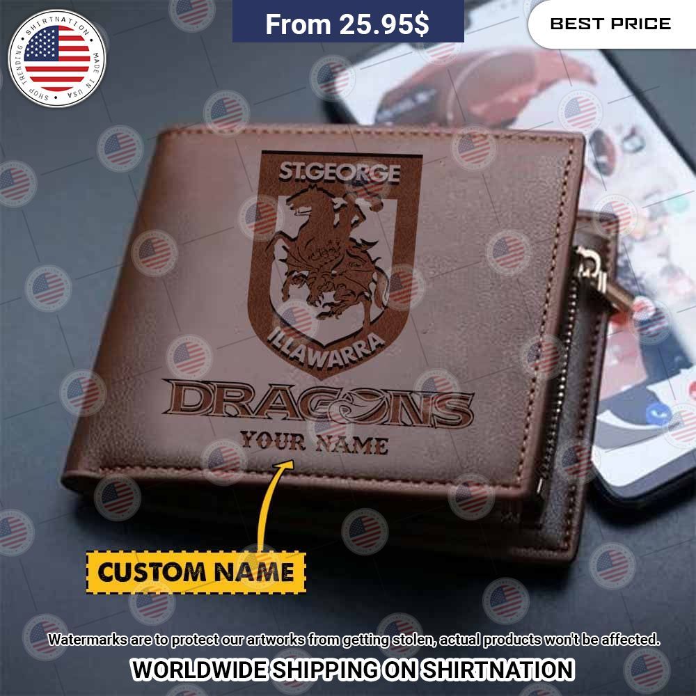 BEST St. George Illawarra Dragons Custom Leather Wallets Gang of rockstars