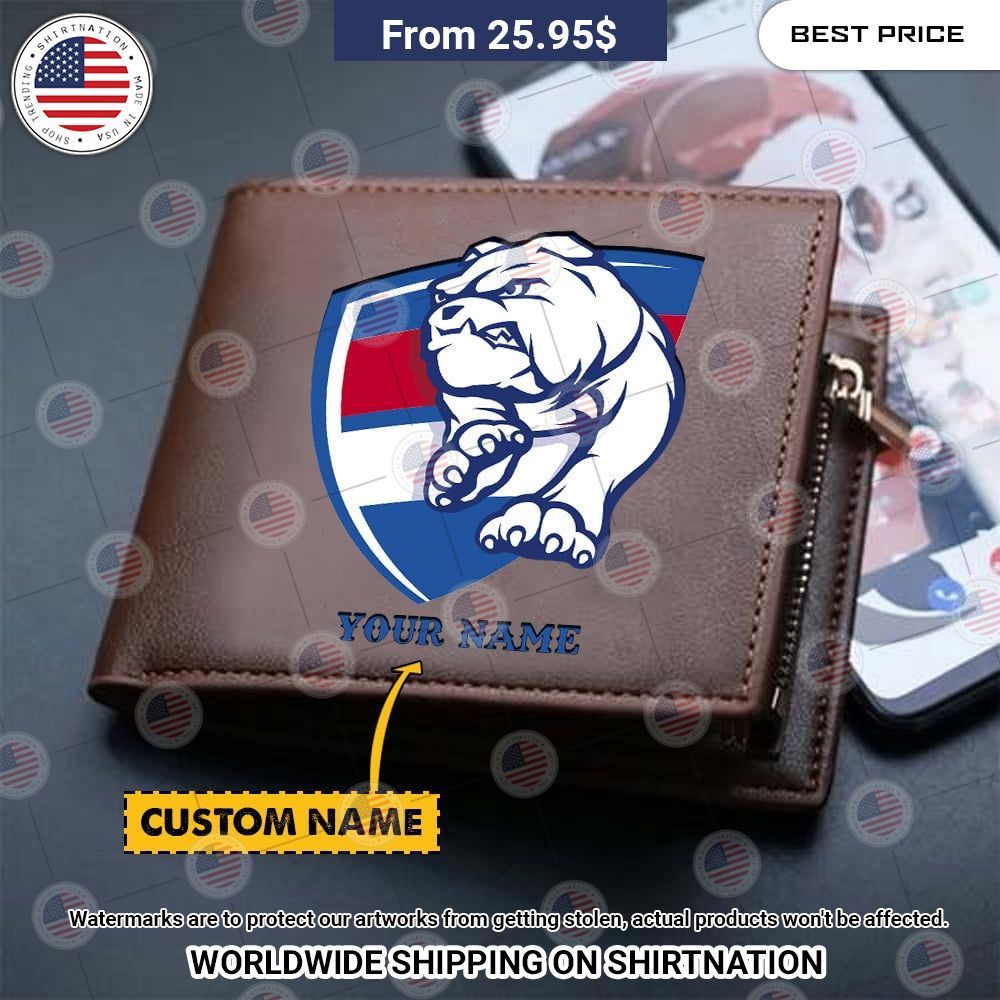 BEST Western Bulldogs Custom Leather Wallets It is more than cute