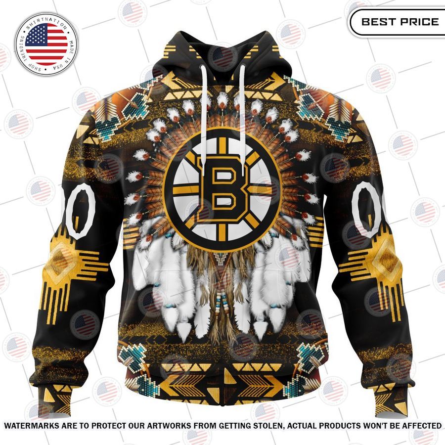 boston bruins native costume custom shirt 1 871