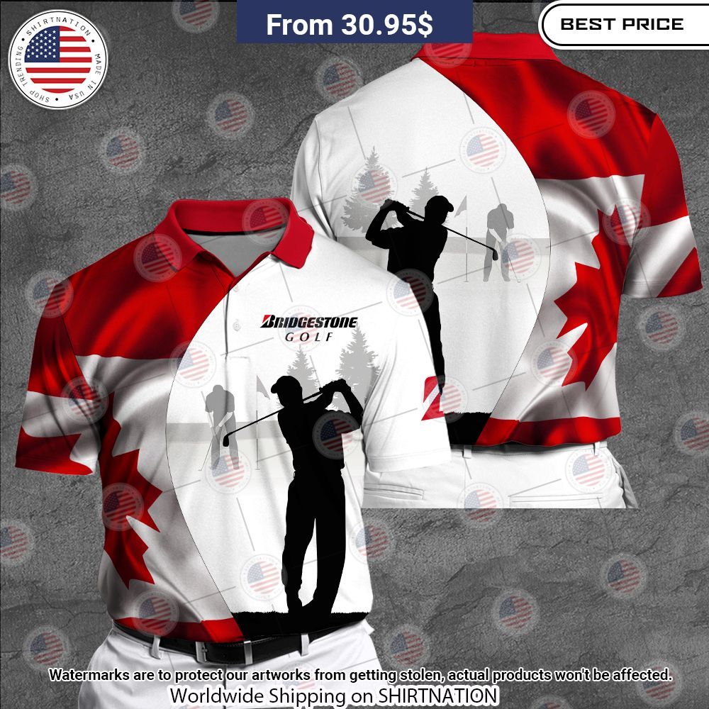 Bridgestone Golf x Canada Flag Shirt Have no words to explain your beauty