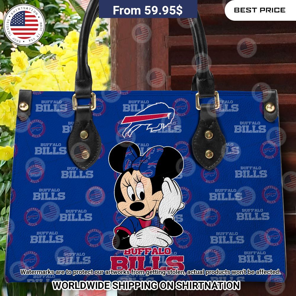 Buffalo Bills Minnie Mouse Leather Handbag Nice bread, I like it