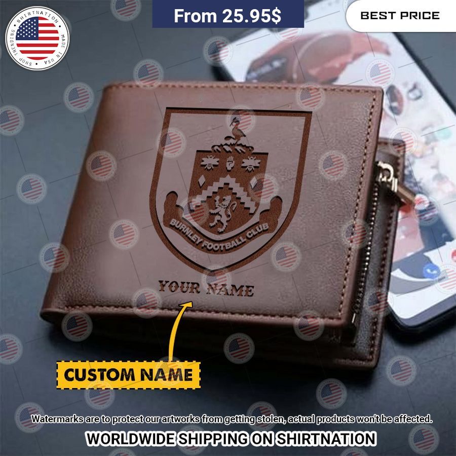 Burnley Custom Leather Wallet You look too weak