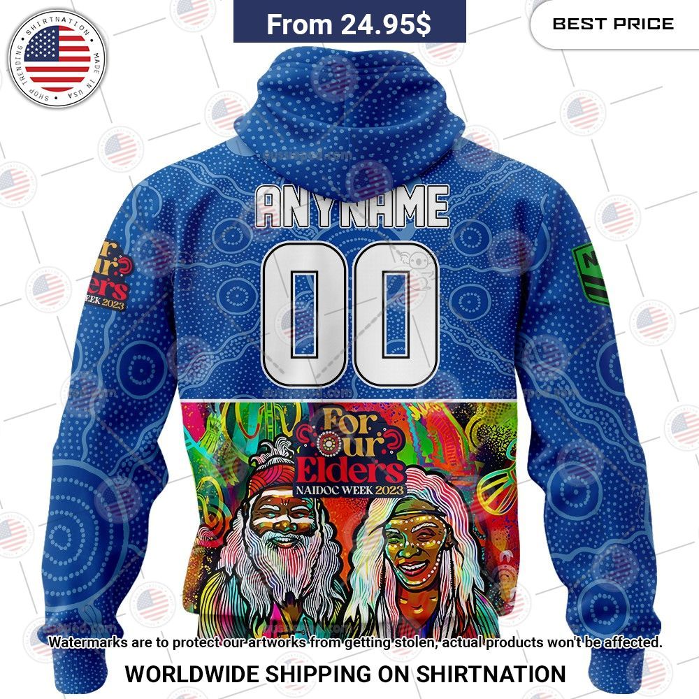 Canterbury Bankstown Bulldogs NAIDOC Week 2023 Custom Shirt You look too weak