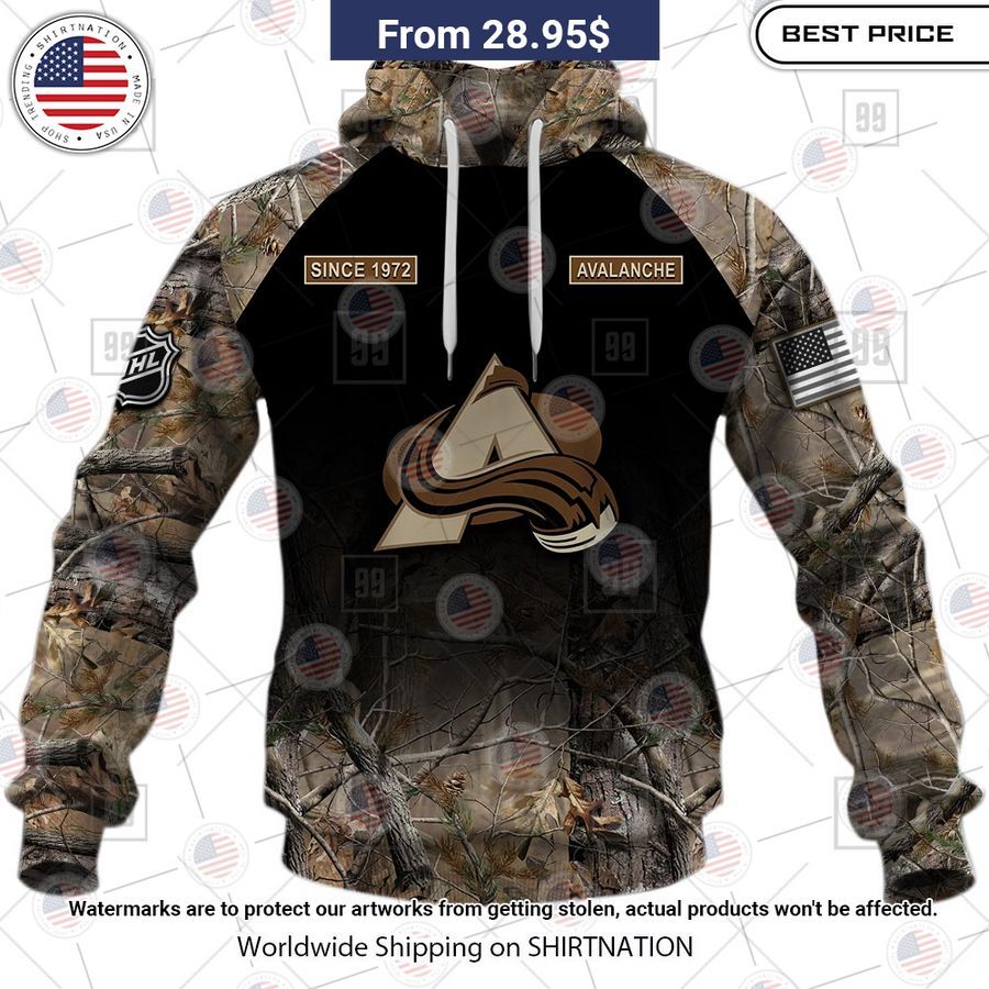 Colorado Avalanche Camouflage Custom Hoodie Wow! This is gracious