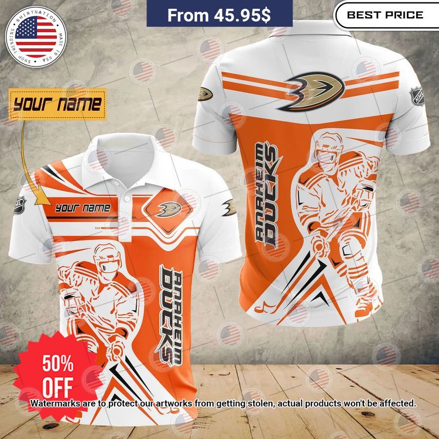 Custom Anaheim Ducks Special Polo My friends!