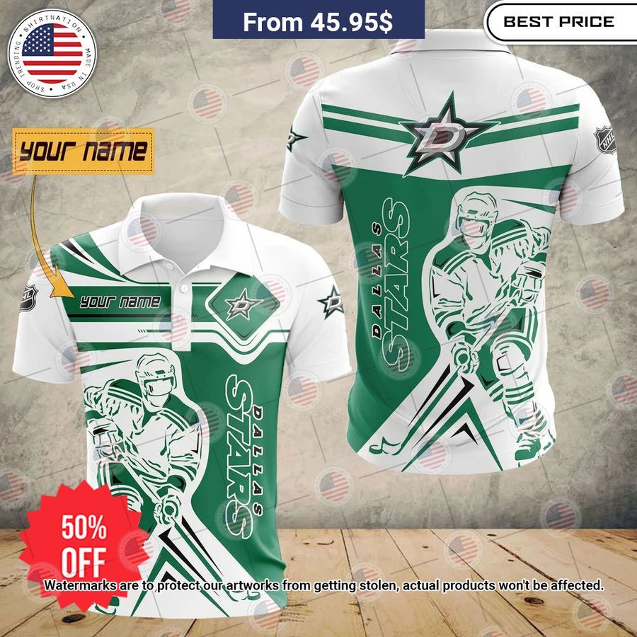 Custom Dallas Stars Special Polo Cool DP