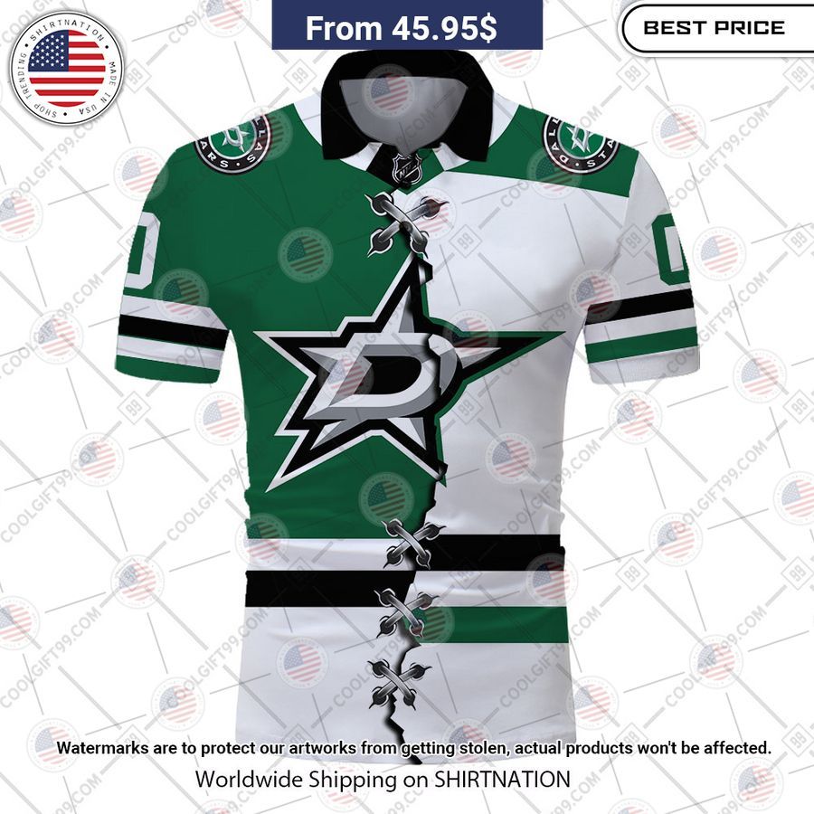 Dallas Stars Mix Jersey Style Custom Polo You look so healthy and fit