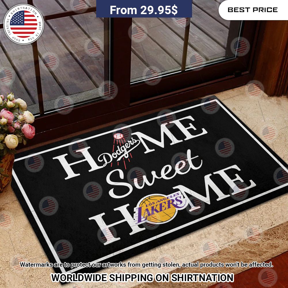 home sweet home los angeles dodgers and los angeles lakers doormat 2 786.jpg