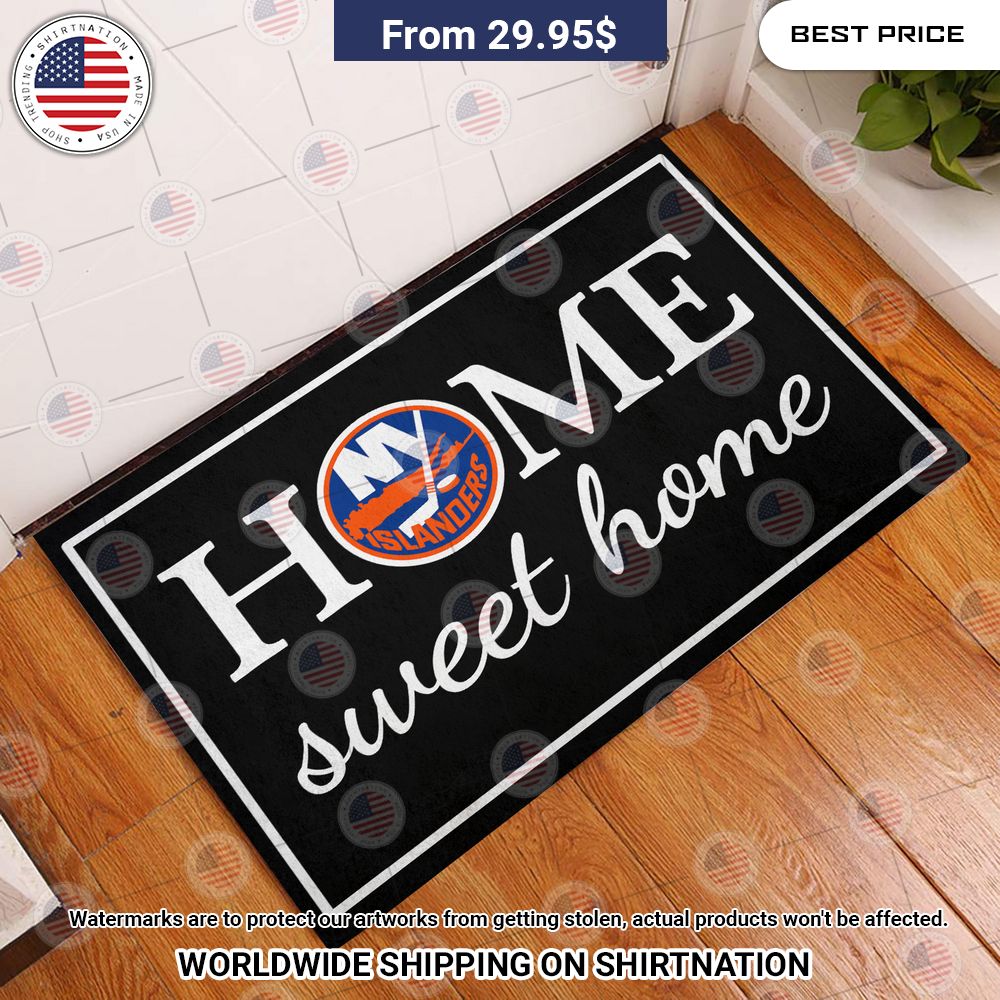 Home Sweet Home New York Islanders Doormat Super sober