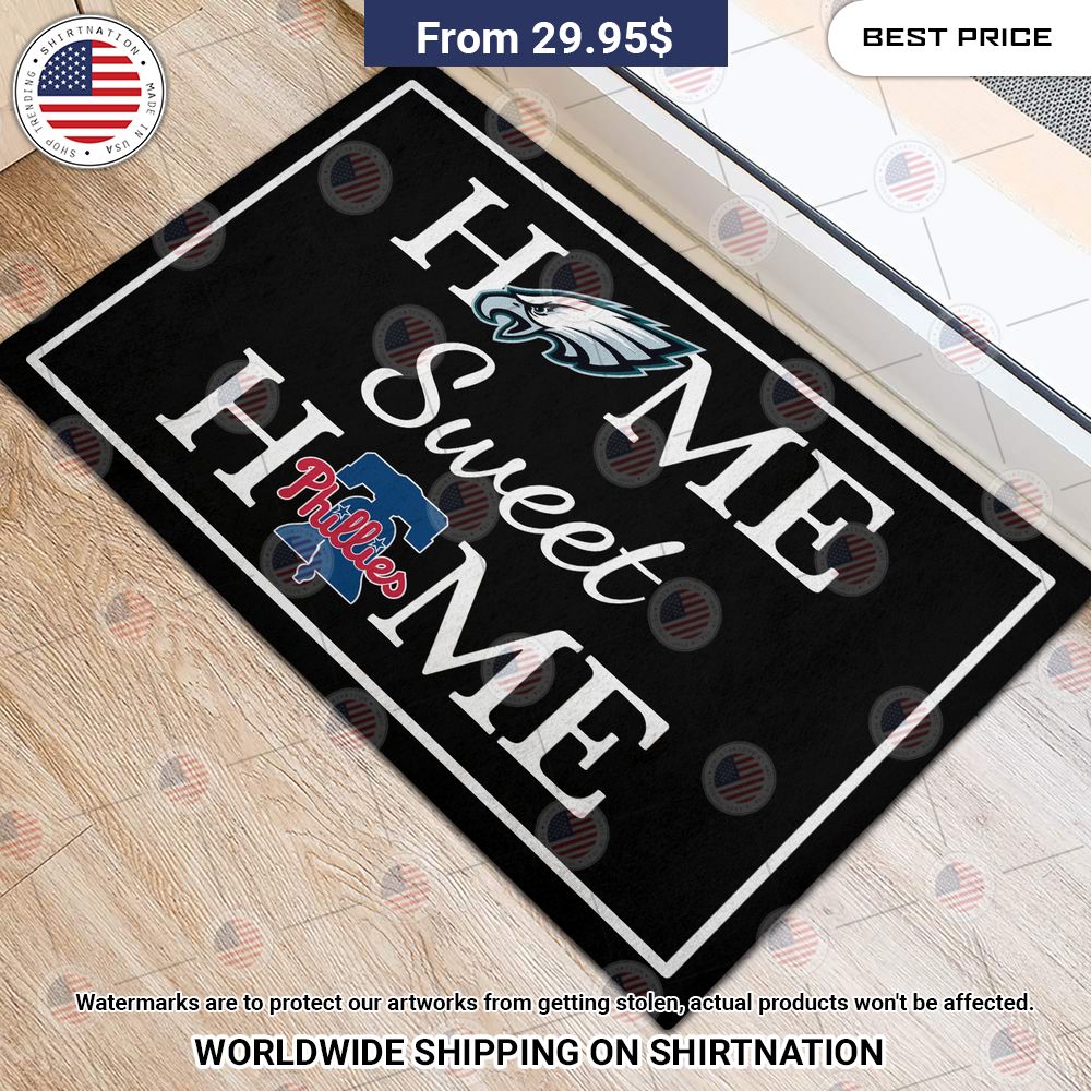 home sweet home philadelphia eagles and philadelphia phillies doormat 2 588.jpg