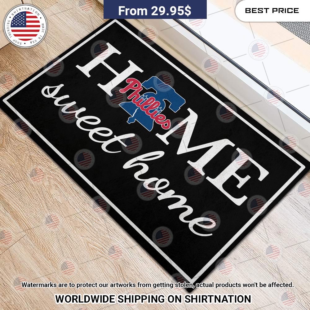 Home Sweet Home Philadelphia Phillies Doormat Best couple on earth