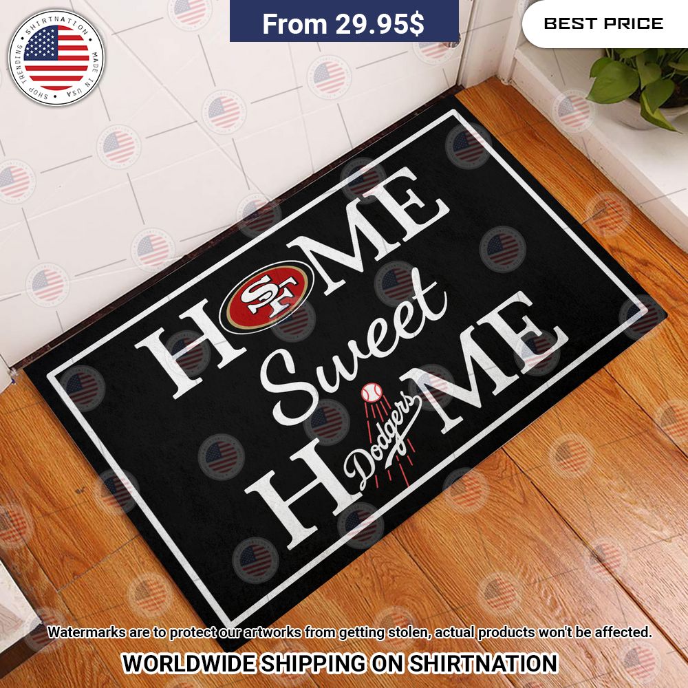 home sweet home san francisco and los angeles dodgers doormat 2 919.jpg