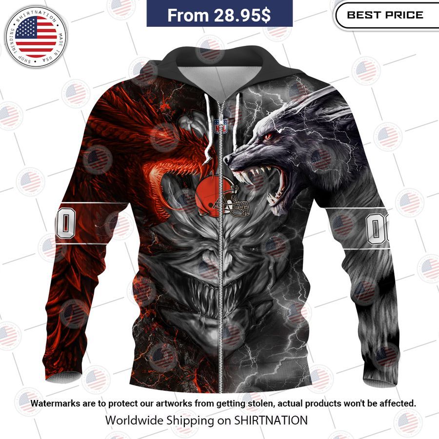 hot cleveland browns demon face wolf dragon shirt 2 860.jpg