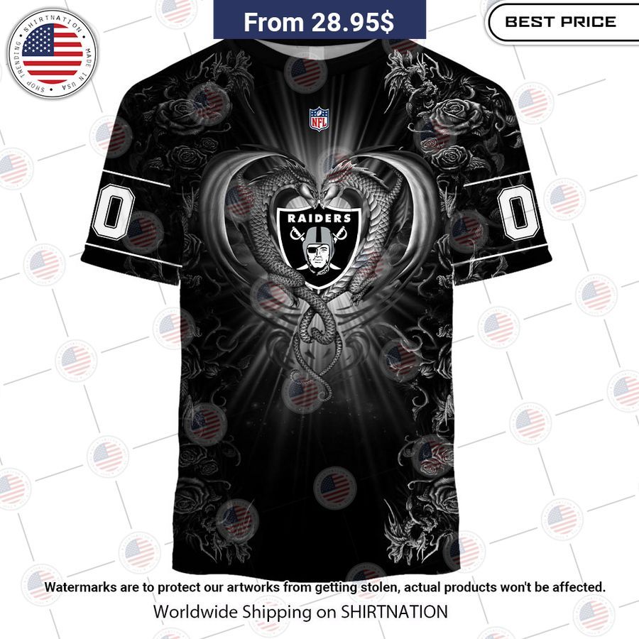 HOT Las Vegas Raiders Dragon Rose Shirt Hey! You look amazing dear