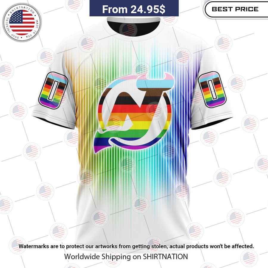 HOT New Jersey Devils Design For Pride Month Hoodie Great, I liked it