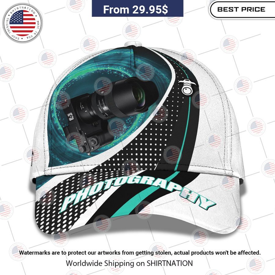 HOT Photographer Camera Pattern Hat Loving click