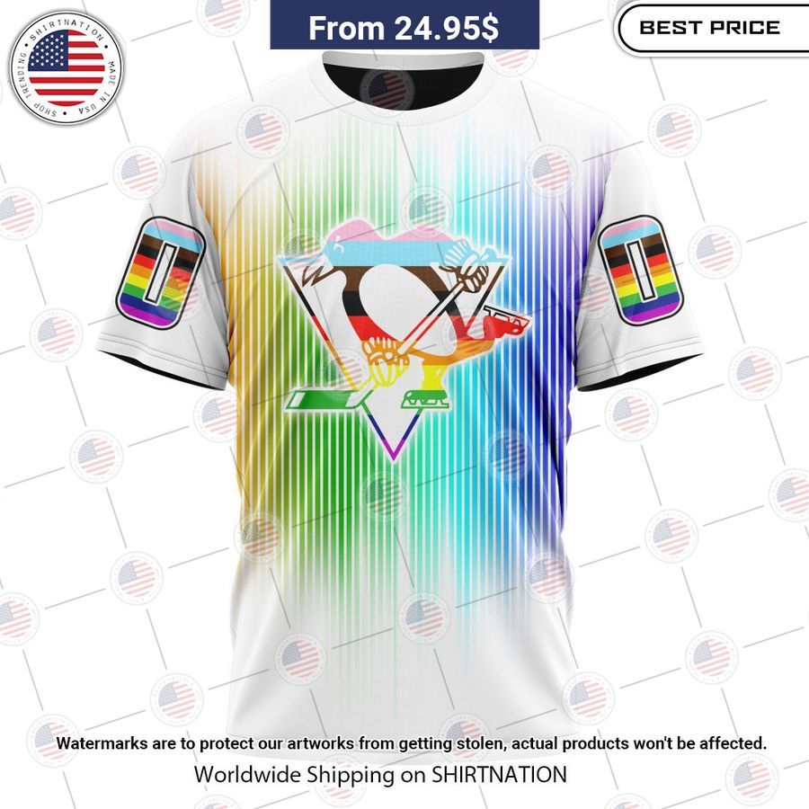 HOT Pittsburgh Penguins Design For Pride Month Hoodie Rocking picture