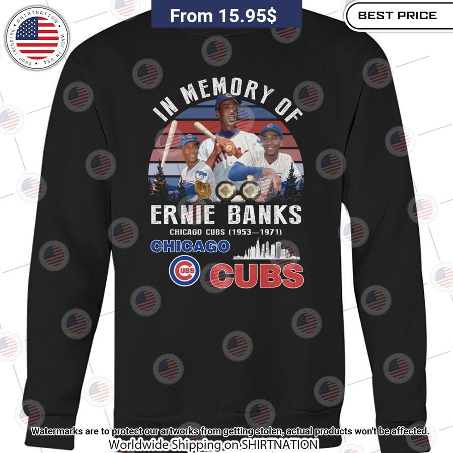 In memory of Ernie Banks Chicago Cubs Shirt Wow! This is gracious