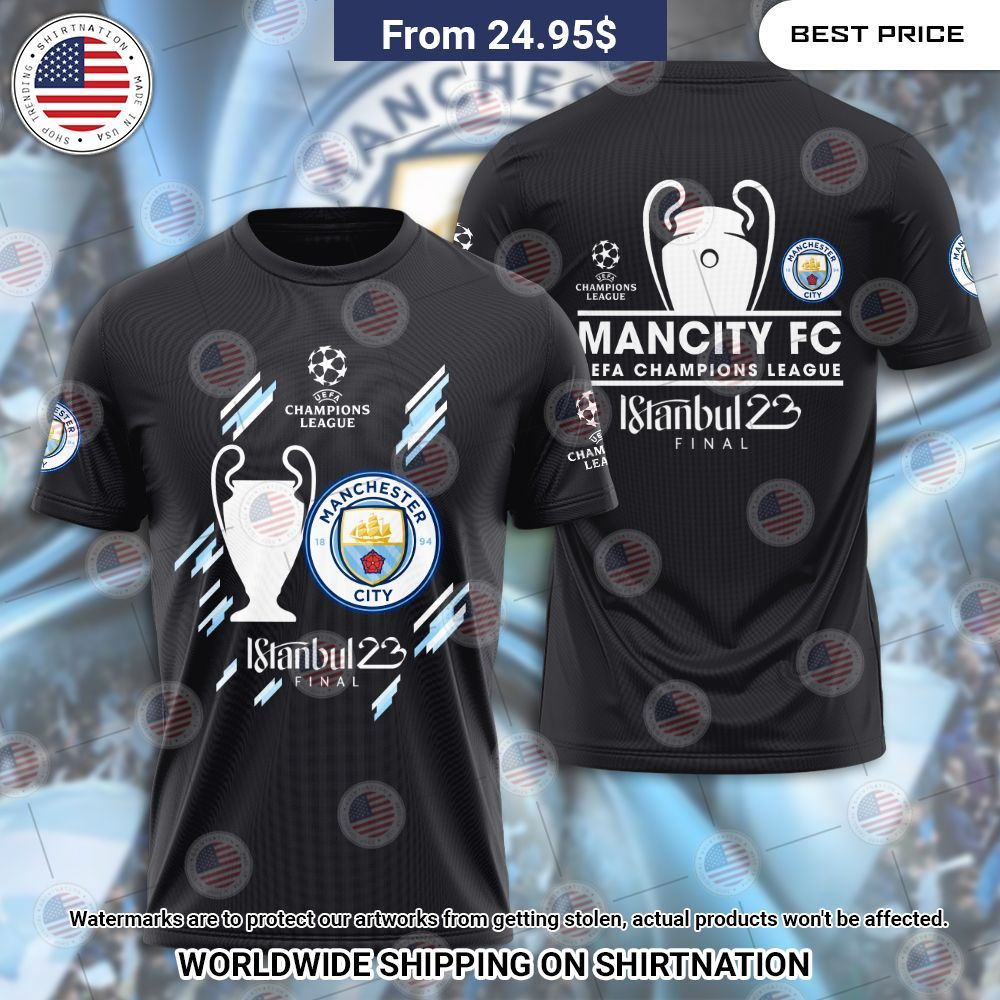 Manchester City Champions League Shirt Cuteness overloaded