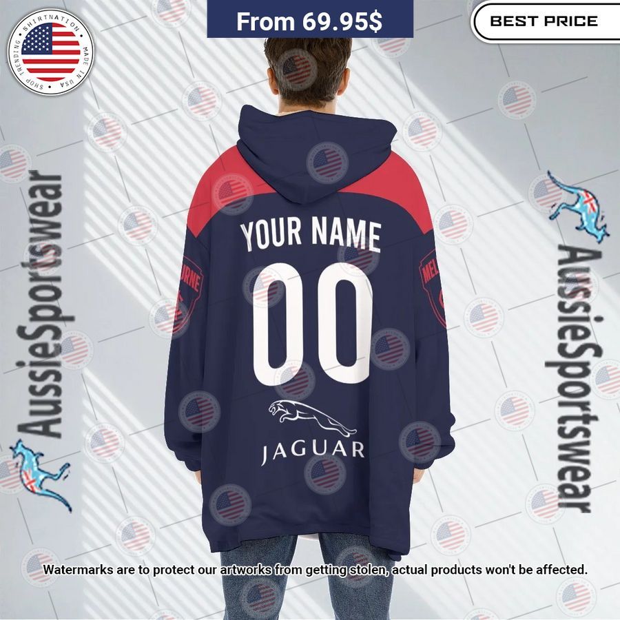 Melbourne Demons 2023 Home Guernsey Custom Hoodie Blanket You look lazy