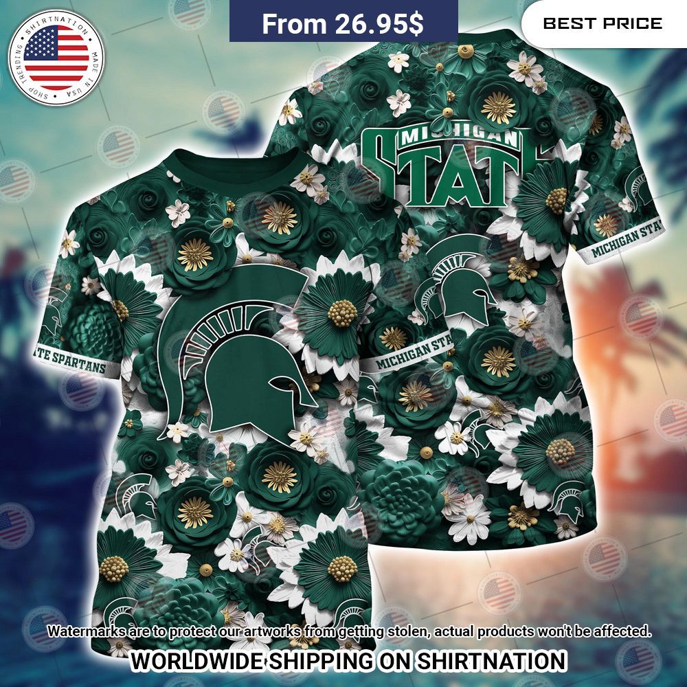 Michigan State Spartans NCAA Hawaiian Shirt Nice shot bro