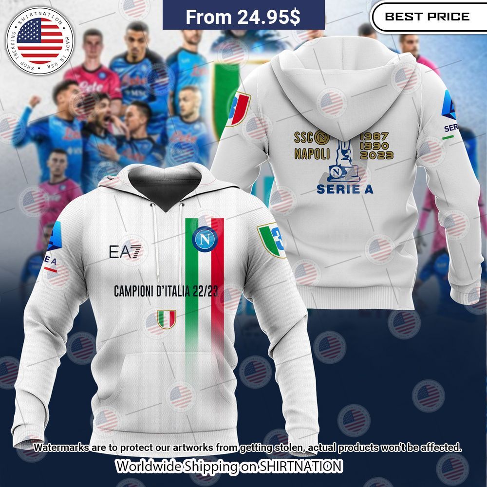 NEW SSC Napoli Serie A Hoodies Nice shot bro