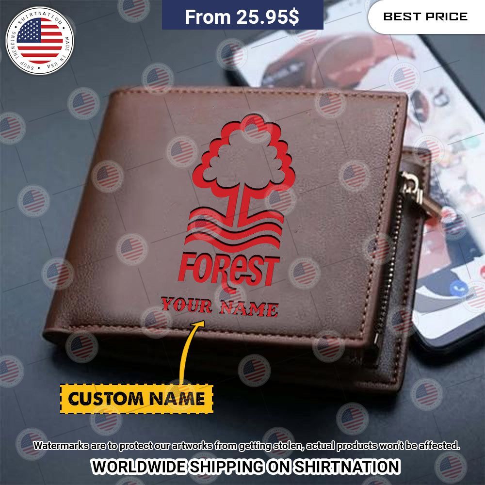 BEST Nottingham Forest Custom Leather Wallets Natural and awesome