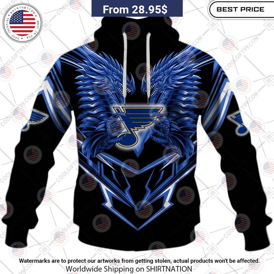 St. Louis Blues Dragon Custom Shirt Eye soothing picture dear