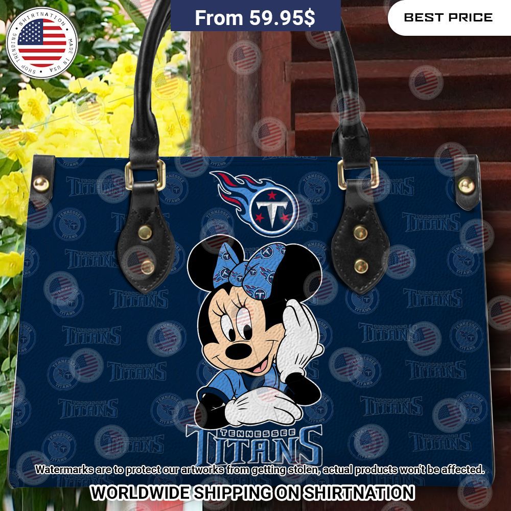 Tennessee Titans Minnie Mouse Leather Handbag Which place is this bro?