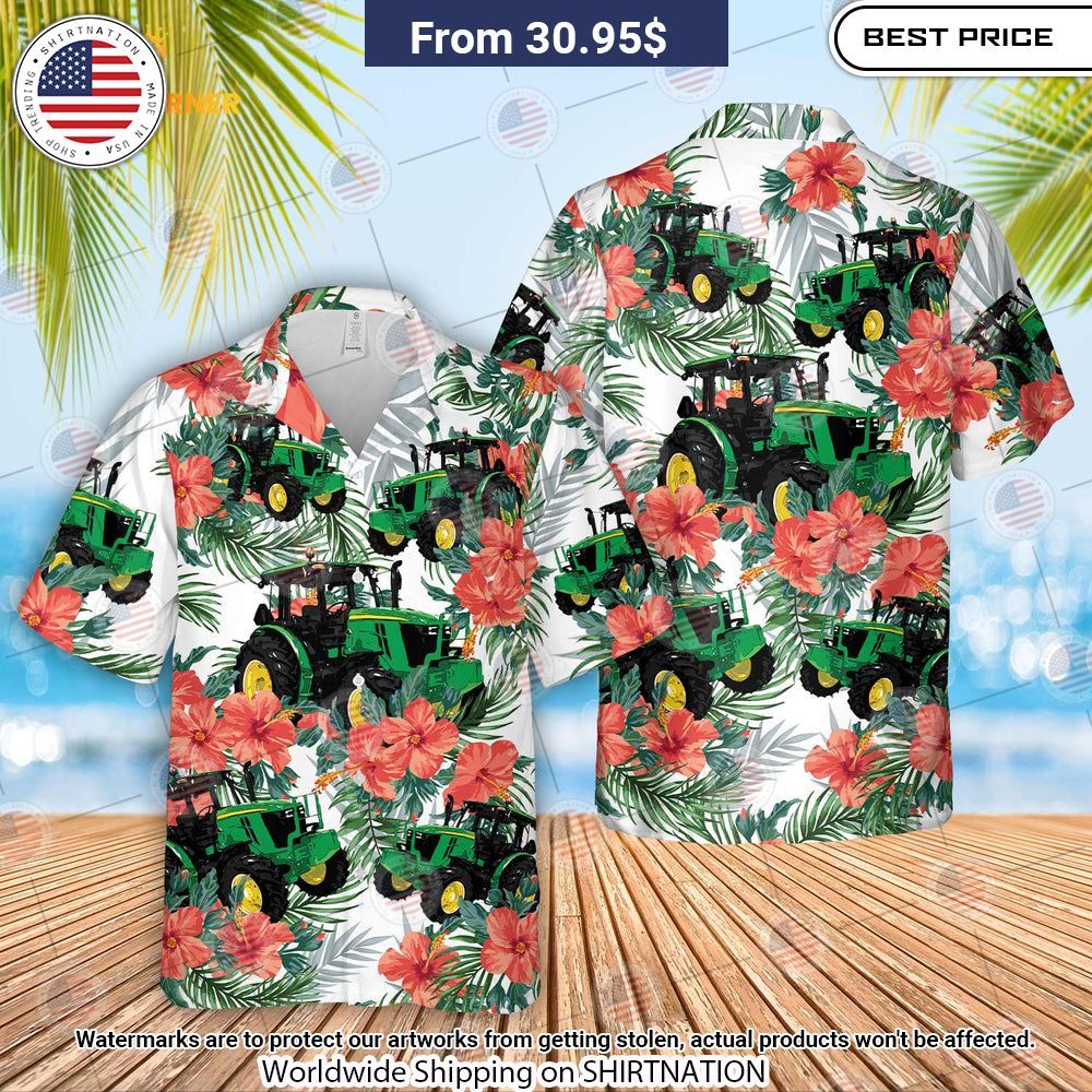 Tractor Hawaiian Flowers Hawaiian Shirt Trending picture dear