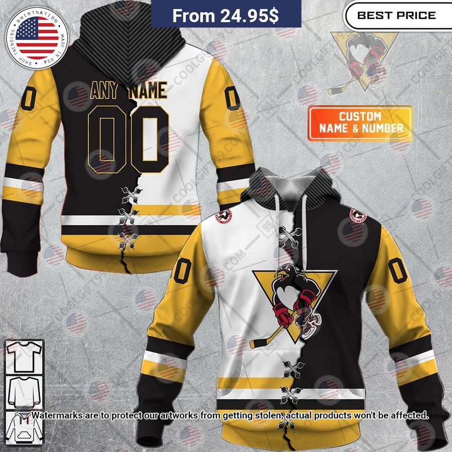 Wilkes Barre Scranton Mix Jersey Custom Hoodie Nice Pic