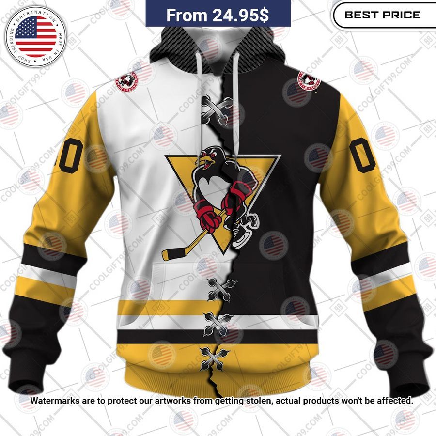 Wilkes Barre Scranton Mix Jersey Custom Hoodie Ah! It is marvellous